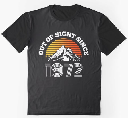 Birth Year T-shirt 1972